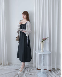 Cloud Touch Cardigan 防皺雲感皺褶顯瘦綁帶外套/ TP9214 (pre-order)