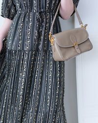 French Patterned Dress
 法式防皺直條紋印花連身裙/ DS1093