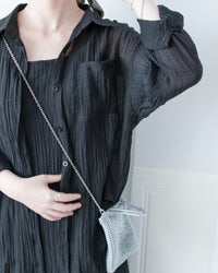 Vest Dress Set 輕盈紋理吊帶連身裙套裝/ SE8110