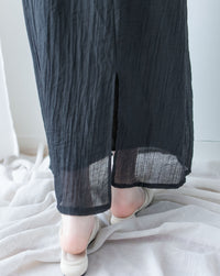 Vest Dress Set 輕盈紋理吊帶連身裙套裝/ SE8110