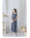 Rhombus Dress 菱格感印花層次連身裙/ DS9940