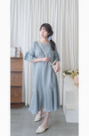 Ruffle Dress 法式荷葉設計幾何領口連身裙/ DS9945 (pre-order)