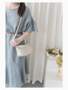 Ruffle Dress 法式荷葉設計幾何領口連身裙/ DS9945 (pre-order)
