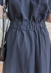 V Collar Casual Elegant Dress 疊領口口袋恤衫裙  / DS9956 (Navy sold out)