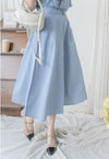 V Collar Casual Elegant Dress 疊領口口袋恤衫裙  / DS9956 (Navy sold out)