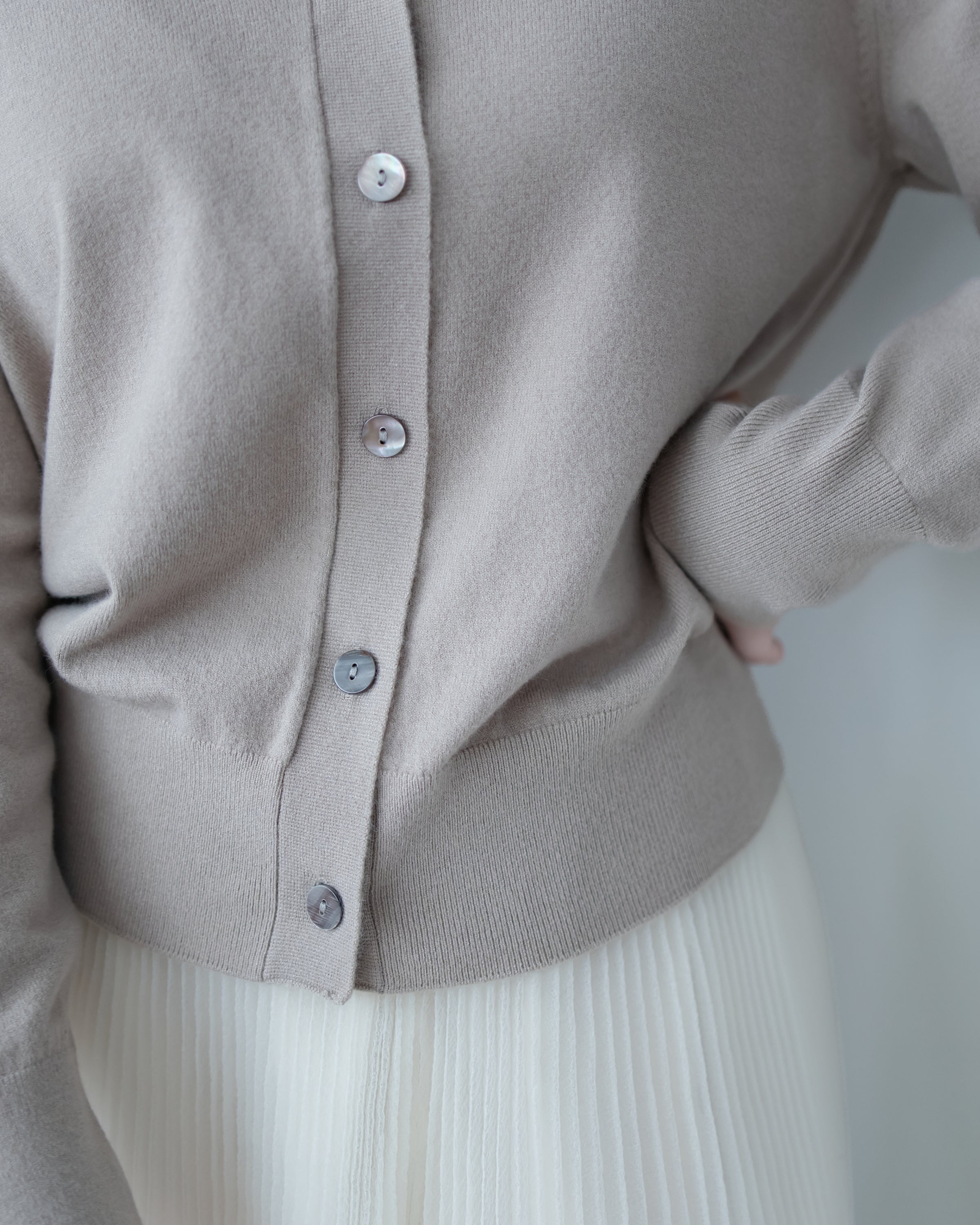 Collar Knit Cardigan 翻領針織棉棉外套或上衣/ TP9219