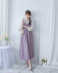 Sophie Vest Dress 防皺彈性修腰吊帶連身裙/ DS1101