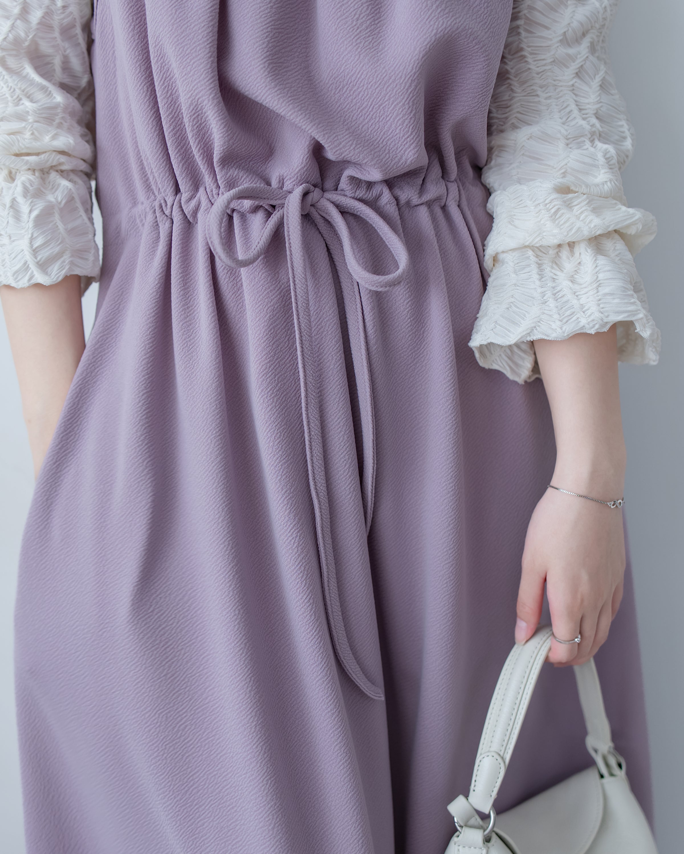 Sophie Vest Dress 防皺彈性修腰吊帶連身裙/ DS1101