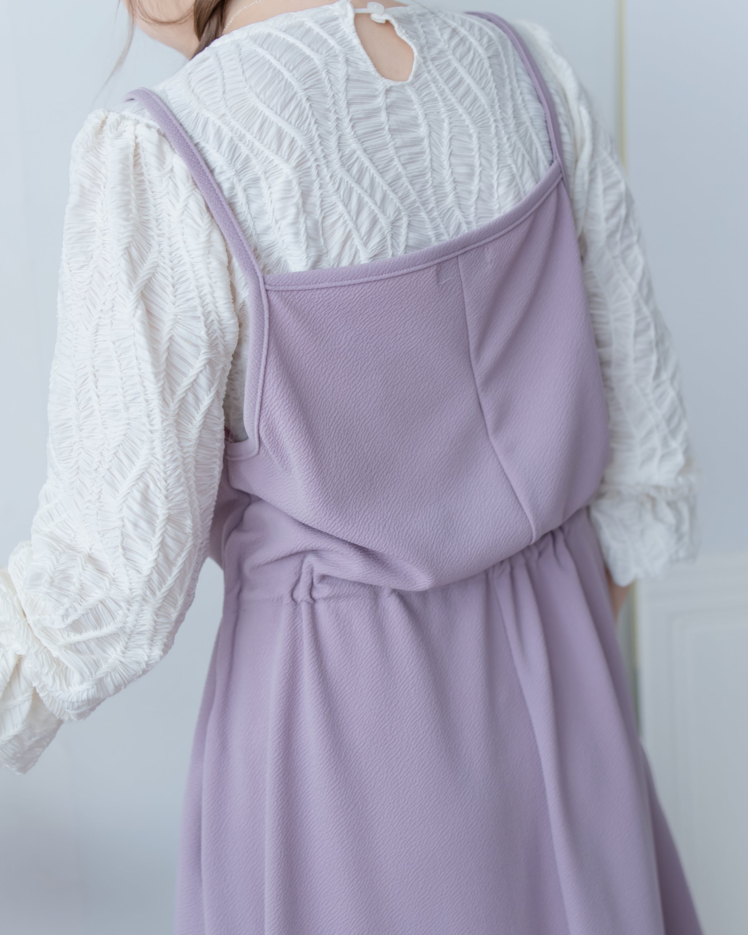 Sophie Vest Dress 防皺彈性修腰吊帶連身裙/ DS1101