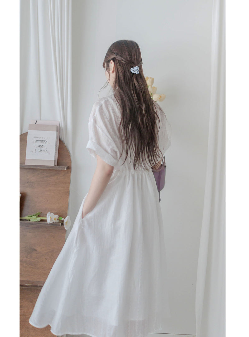 Delight Lace Dress  仿蕾絲印花連身裙/外套 /DS9952