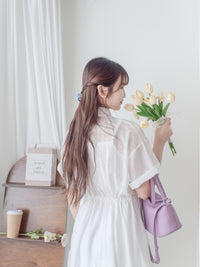 Delight Lace Dress  仿蕾絲印花連身裙/外套 /DS9952