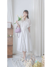 Delight Lace Dress  仿蕾絲印花連身裙/外套 /DS9952