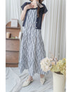 Olive Branches Dress 自然氣質橄欖枝圖案吊帶裙/ DS9944