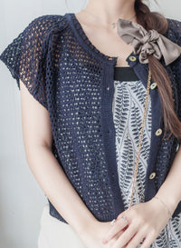 Summer Knit Cardigan 細緻織紋上衣或外套/ TP9166