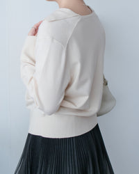 Collar Knit Cardigan 翻領針織棉棉外套或上衣/ TP9219