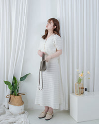 Geometric Knit Set 精緻百搭幾何織紋針織套裝/ SE8111