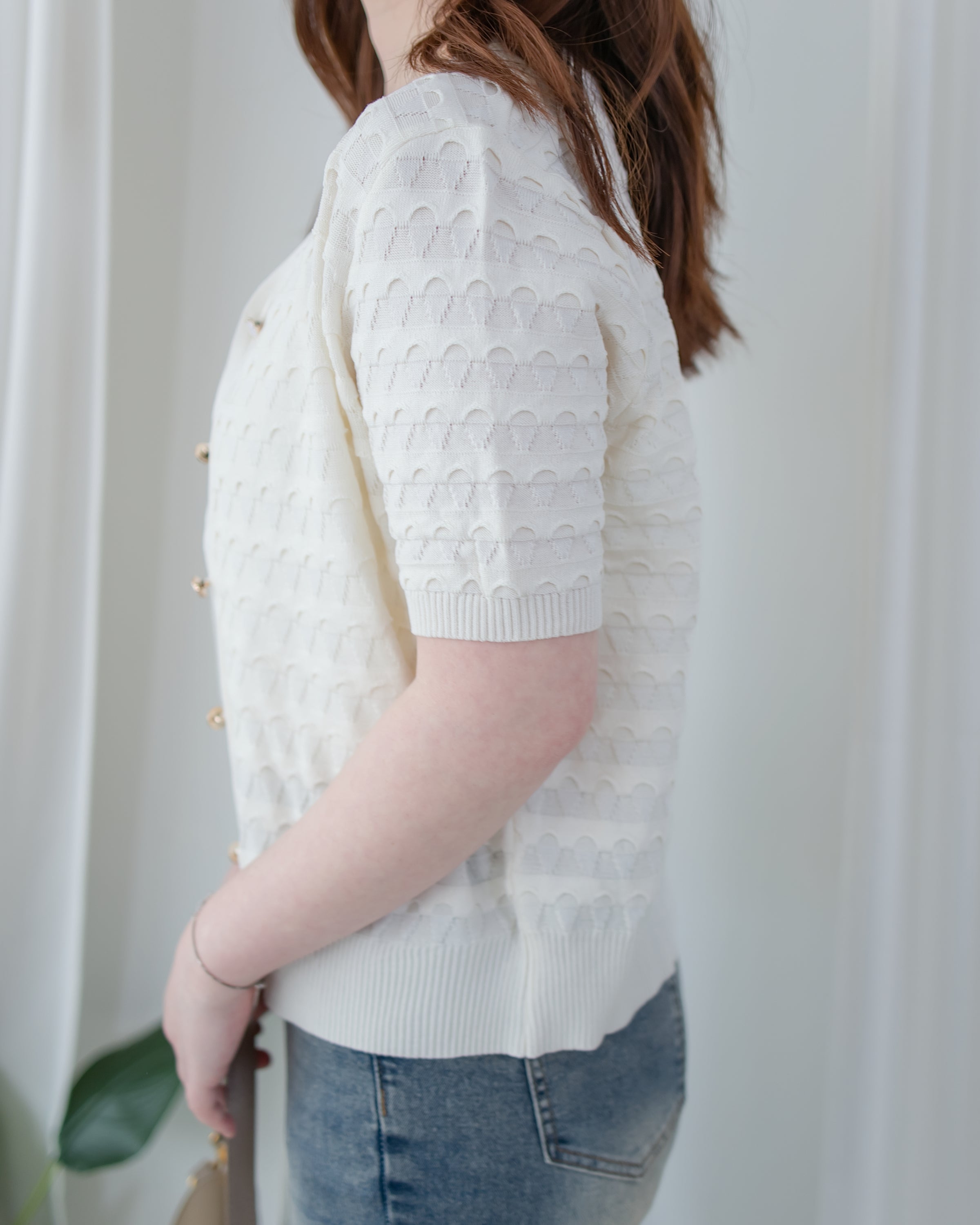 Geometric Knit Set 精緻百搭幾何織紋針織套裝/ SE8111