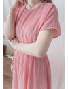 Daily Audrey Dress 輕優雅低調小格子後橡筋連身裙 / DS9951 (Black Sold out)