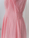 Daily Audrey Dress 輕優雅低調小格子後橡筋連身裙 / DS9951 (Black Sold out)