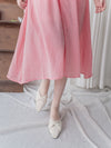 Daily Audrey Dress 輕優雅低調小格子後橡筋連身裙 / DS9951 (Black Sold out)