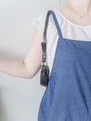 Denim Jumpsuit 肩帶可調顯瘦簡約牛仔色連身褲/ PT8463