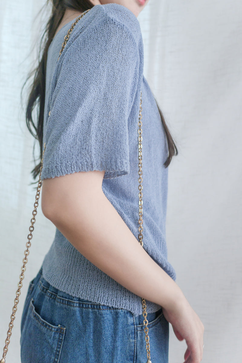 Wrap Knit Top 日常優雅針織綁帶上衣/ TP9174