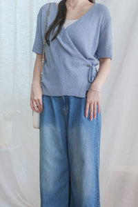 Wrap Knit Top 日常優雅針織綁帶上衣/ TP9174