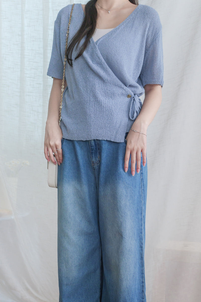 Wrap Knit Top 日常優雅針織綁帶上衣/ TP9174