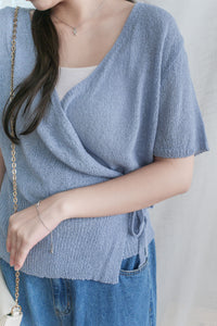 Wrap Knit Top 日常優雅針織綁帶上衣/ TP9174