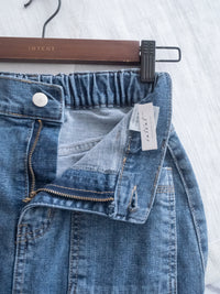 Elastic Denim Skirt 全彈性顯瘦直身牛仔裙/ SK8904