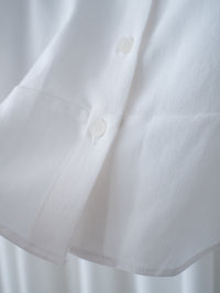 Sleeveless Square Neck Chiffon Top 方領無袖細荷葉衣尾雪紡上衣/ BU9113