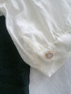 Spliced Blouse 深藍拼接設計不貼假修腰上衣/ BU9114