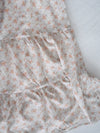 bouquet Dress 裝飾線幾何領口後橡筋印花連身裙/ DS9974