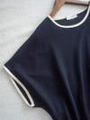 Minimal Navy Set 簡約拼色設計深藍套裝/ SE8084 (pre-order 8月25截單)