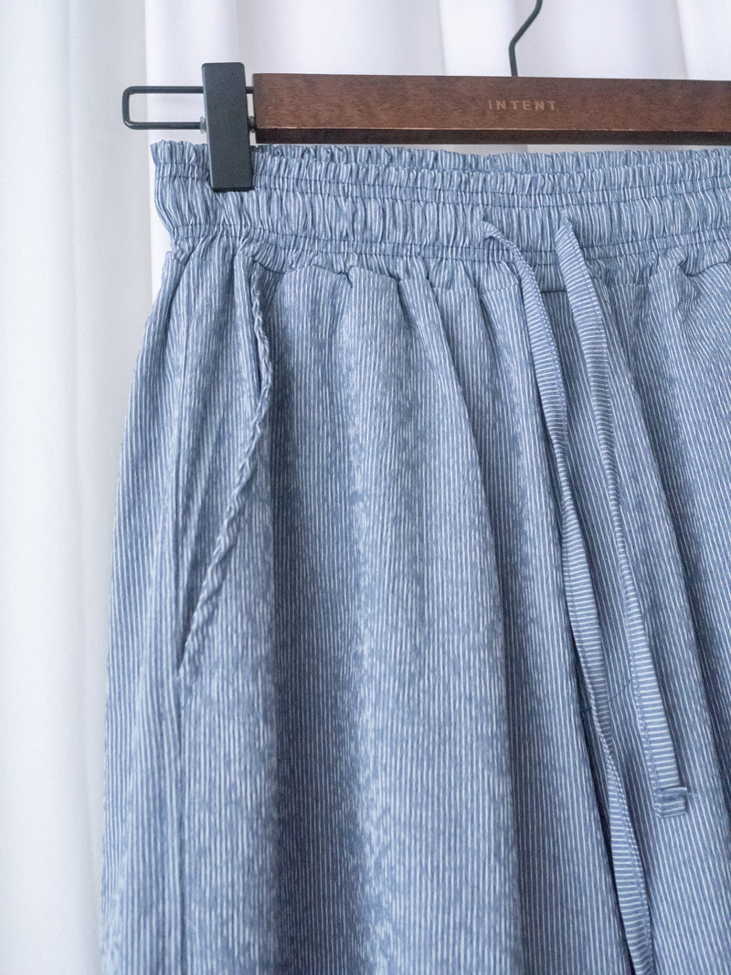 French Stripe Pants 防皺舒適透氣壓紋闊腿褲/ PT8467 (pre-order 8月25截單)
