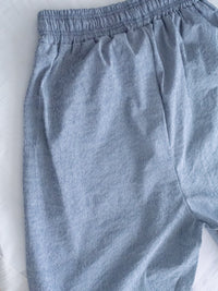 French Stripe Pants 防皺舒適透氣壓紋闊腿褲/ PT8467 (pre-order 8月25截單)