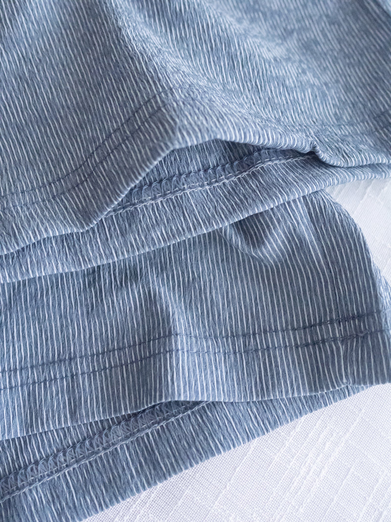 French Stripe Pants 防皺舒適透氣壓紋闊腿褲/ PT8467 (pre-order 8月25截單)
