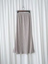 Pleated Shiny fishtail skirt 微光澤飄逸魚尾細褶長裙/ SK8908 (pre-order 9月7日截單)