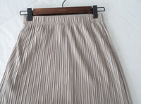 Pleated Shiny fishtail skirt 微光澤飄逸魚尾細褶長裙/ SK8908 (pre-order 9月7日截單)