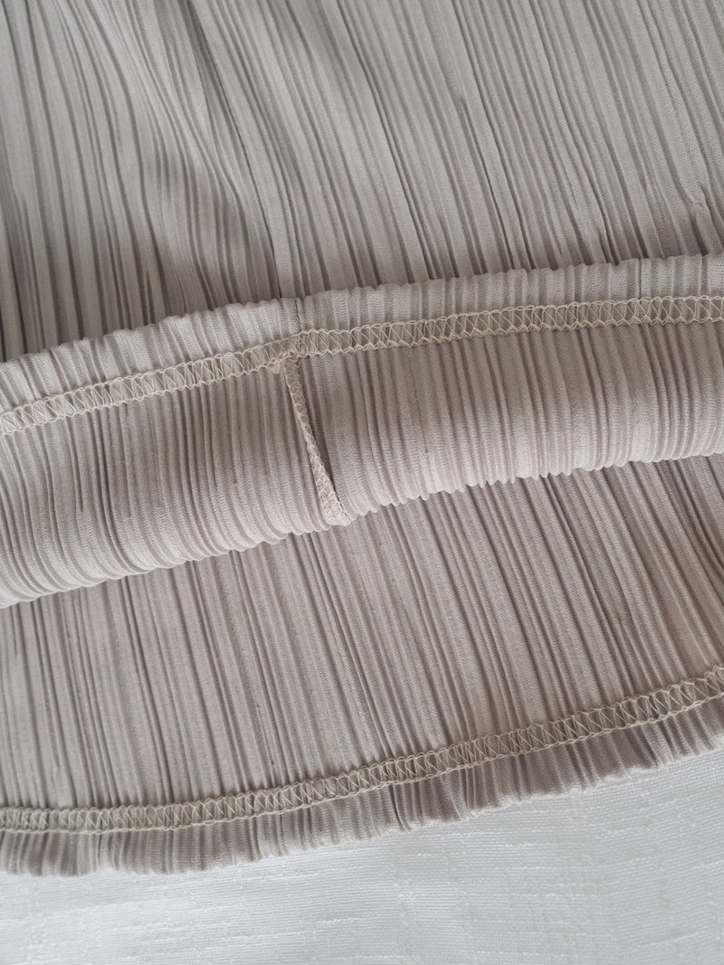 Pleated Shiny fishtail skirt 微光澤飄逸魚尾細褶長裙/ SK8908 (pre-order 9月7日截單)