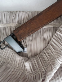 Pleated Shiny fishtail skirt 微光澤飄逸魚尾細褶長裙/ SK8908 (pre-order 9月7日截單)