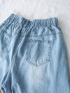 Baggy denim shorts 百搭寬鬆洗水牛仔短褲/ PT8469