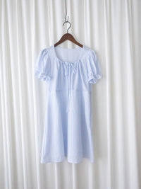 French Stripe Dress 法式條紋束領口連身裙/ DS9978