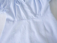 French Stripe Dress 法式條紋束領口連身裙/ DS9978