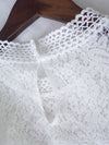 Lace Blouse 通花蕾絲連裡布上衣/ DS9921 (售完即止）