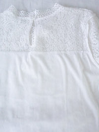 Lace Blouse 通花蕾絲連裡布上衣/ DS9921 (售完即止）