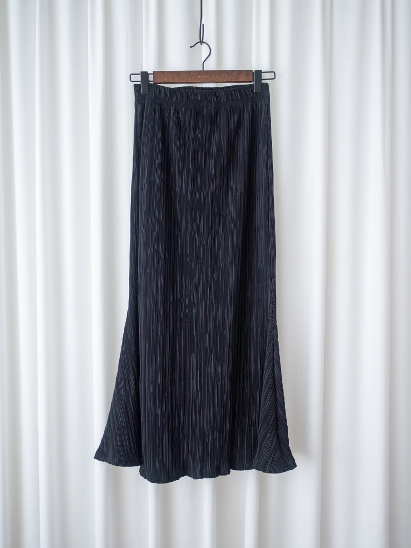 Pleated Shiny fishtail skirt 微光澤飄逸魚尾細褶長裙/ SK8908 (pre-order 9月7日截單)