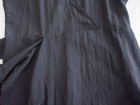 Wrap Dress 舒適顯瘦疊領綁帶修腰連身裙/ DS9985