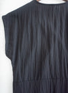 Wrap Dress 舒適顯瘦疊領綁帶修腰連身裙/ DS9985