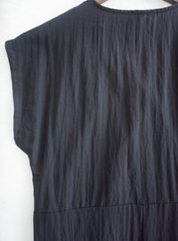 Wrap Dress 舒適顯瘦疊領綁帶修腰連身裙/ DS9985